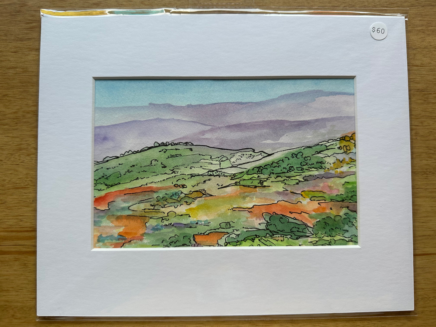 Watercolor Landscape - 1142