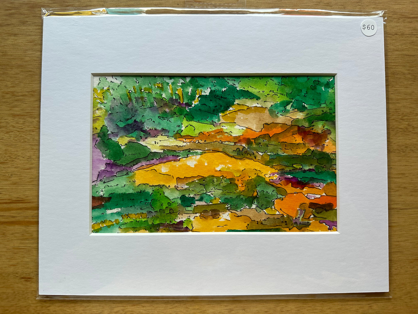 Watercolor Landscape - 1141