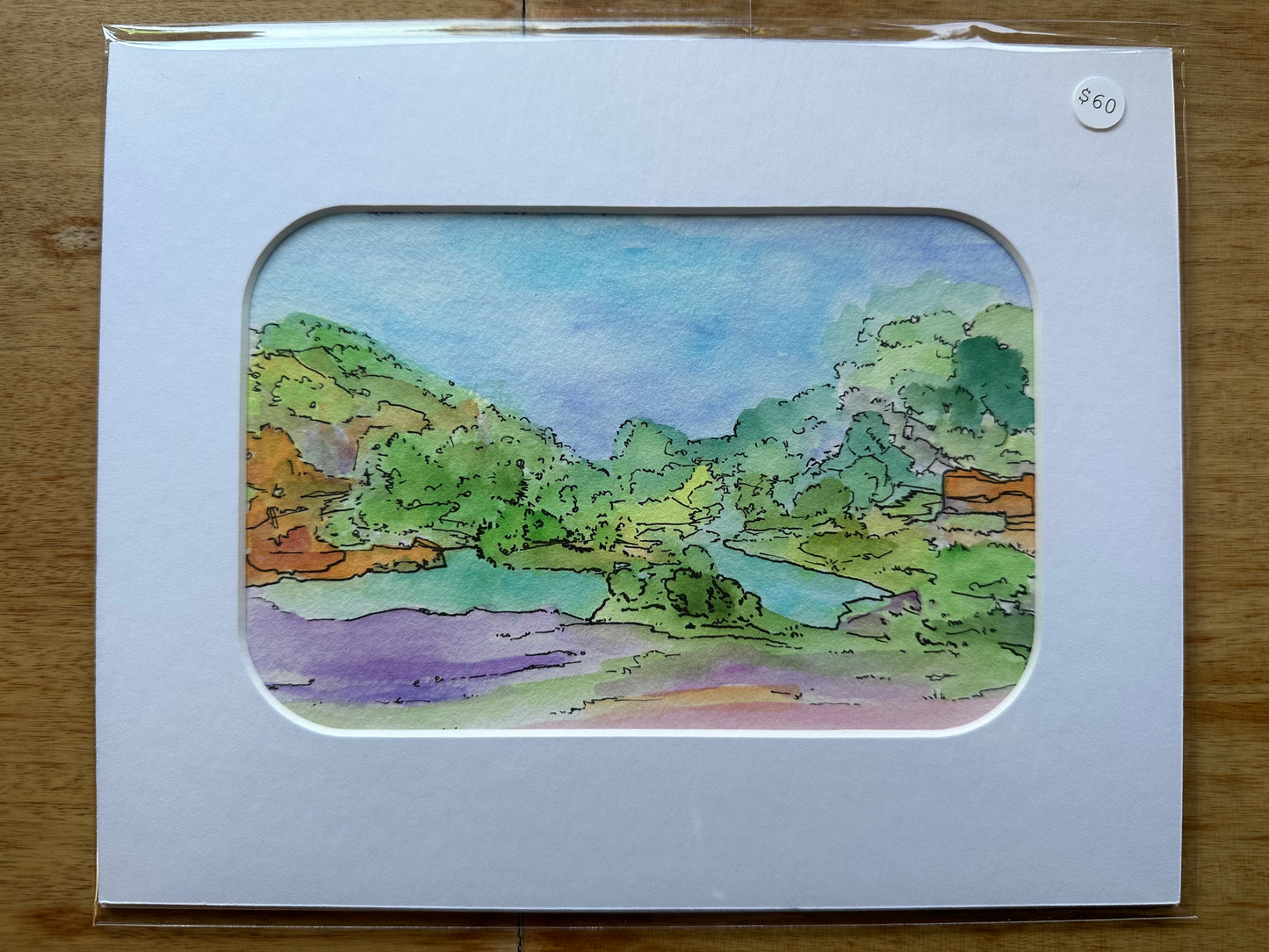 Watercolor Landscape - 1004