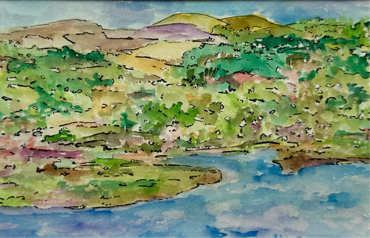 Watercolor Landscape - 1137