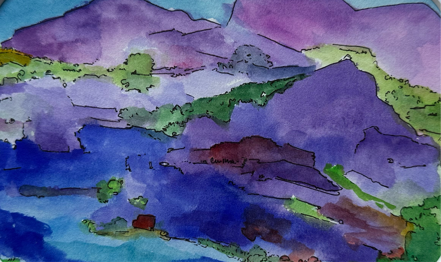 Watercolor Lanscape - 1115