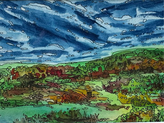Watercolor Landscape - 1113