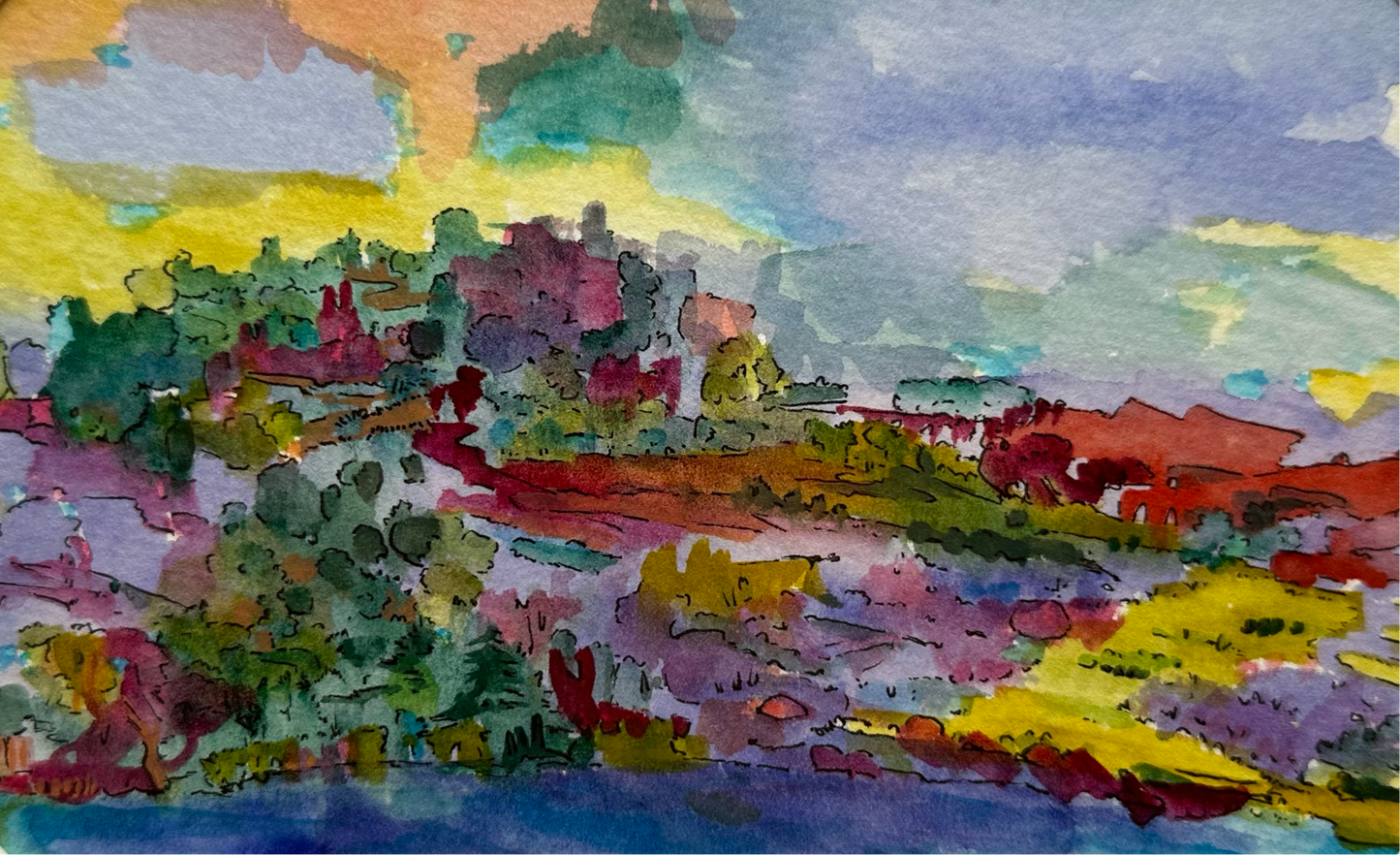 Watercolor Landscape -1130