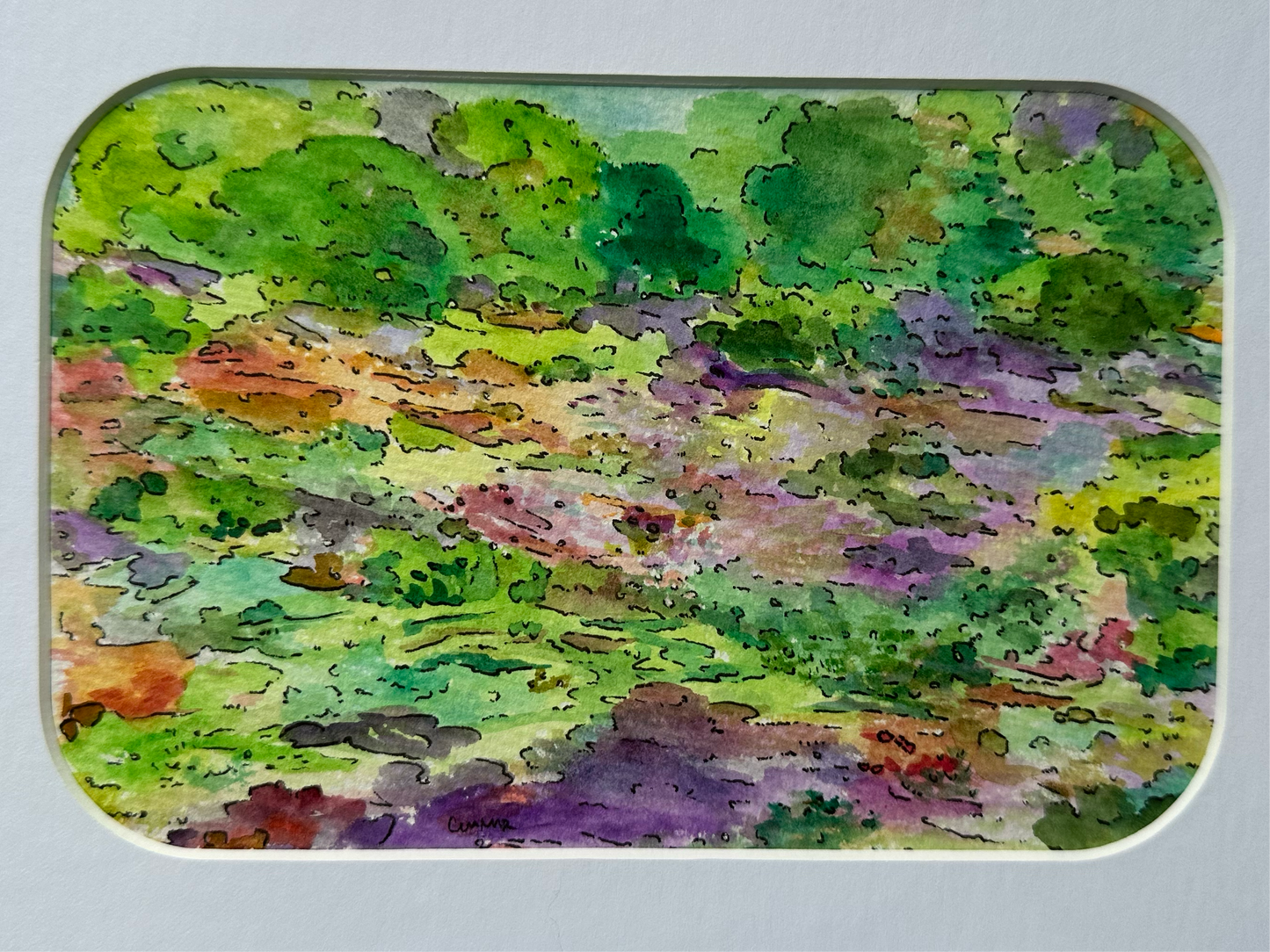 Watercolor Landscape - 1125