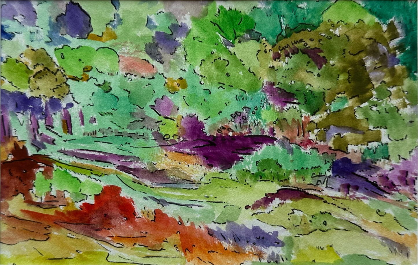 Watercolor Landscape - 1009