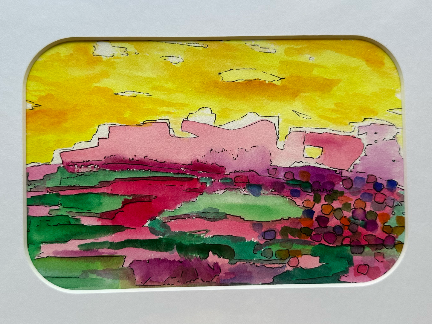 Watercolor Landscape - 1139