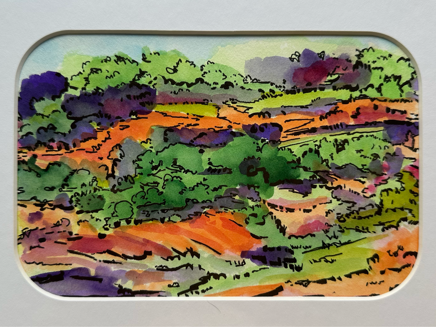 Watercolor Landscape - 1127