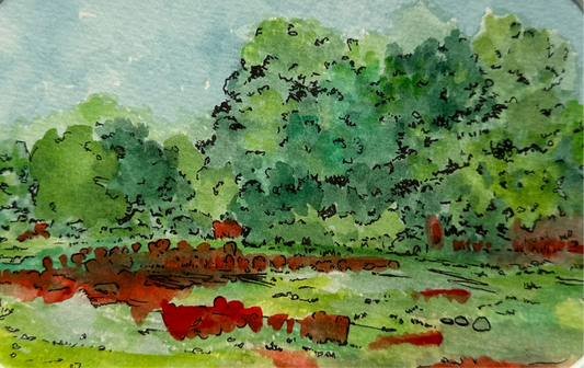 Watercolor Landscape - 1134