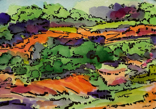 Watercolor Landscape - 1127
