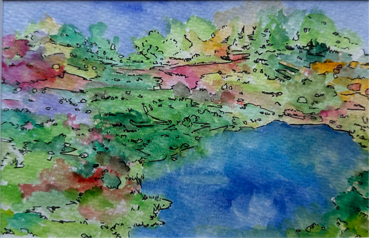 Watercolor Landscape - 1010