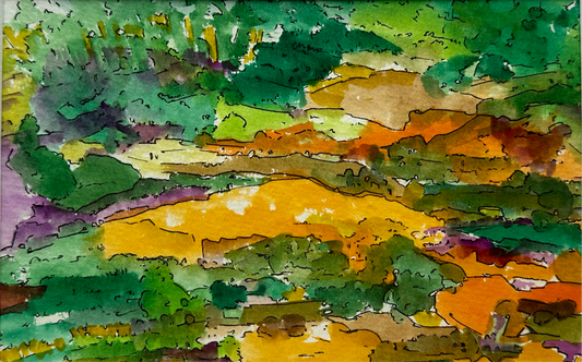 Watercolor Landscape - 1141