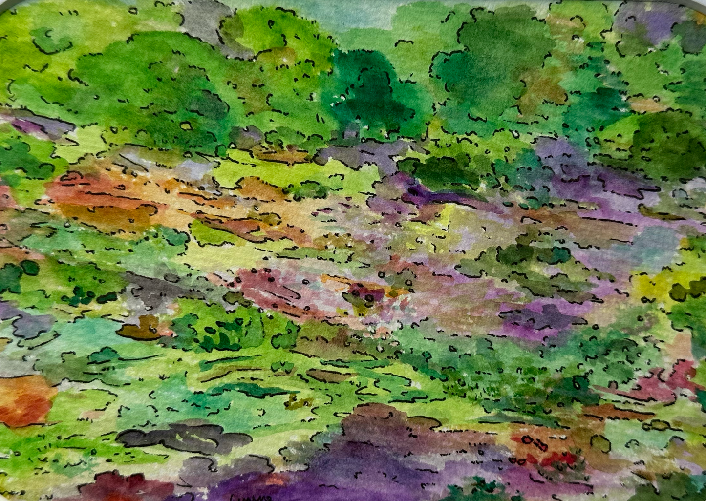 Watercolor Landscape - 1125