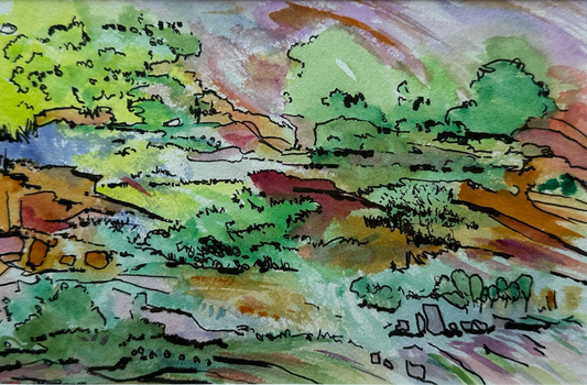 Watercolor Landscape - 1006