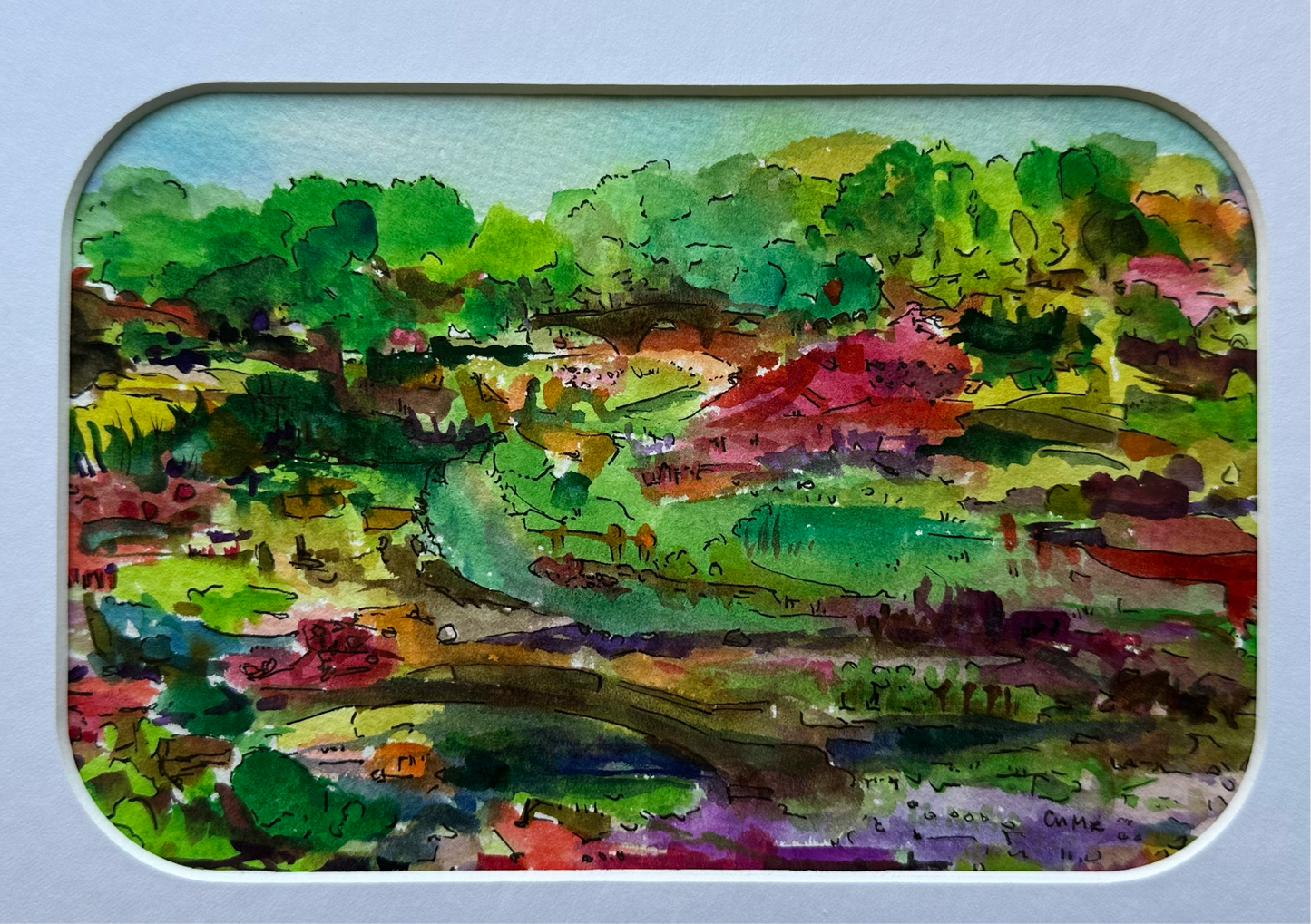 Watercolor Landscape - 1121