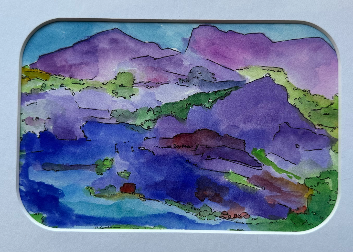 Watercolor Lanscape - 1115