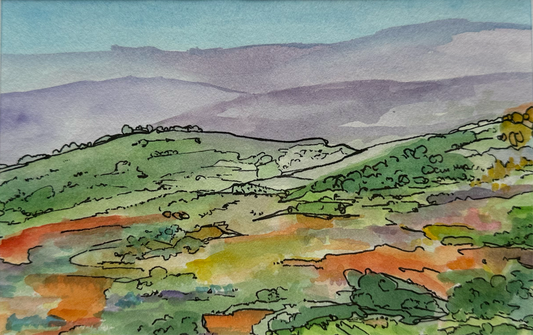 Watercolor Landscape - 1142