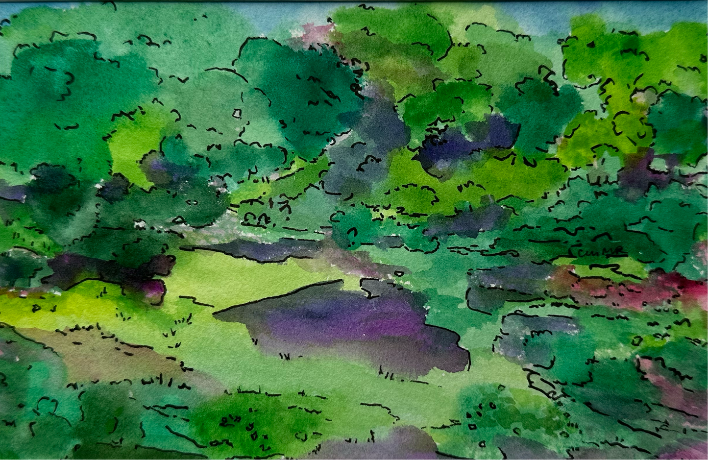 Watercolor Landscape -1122