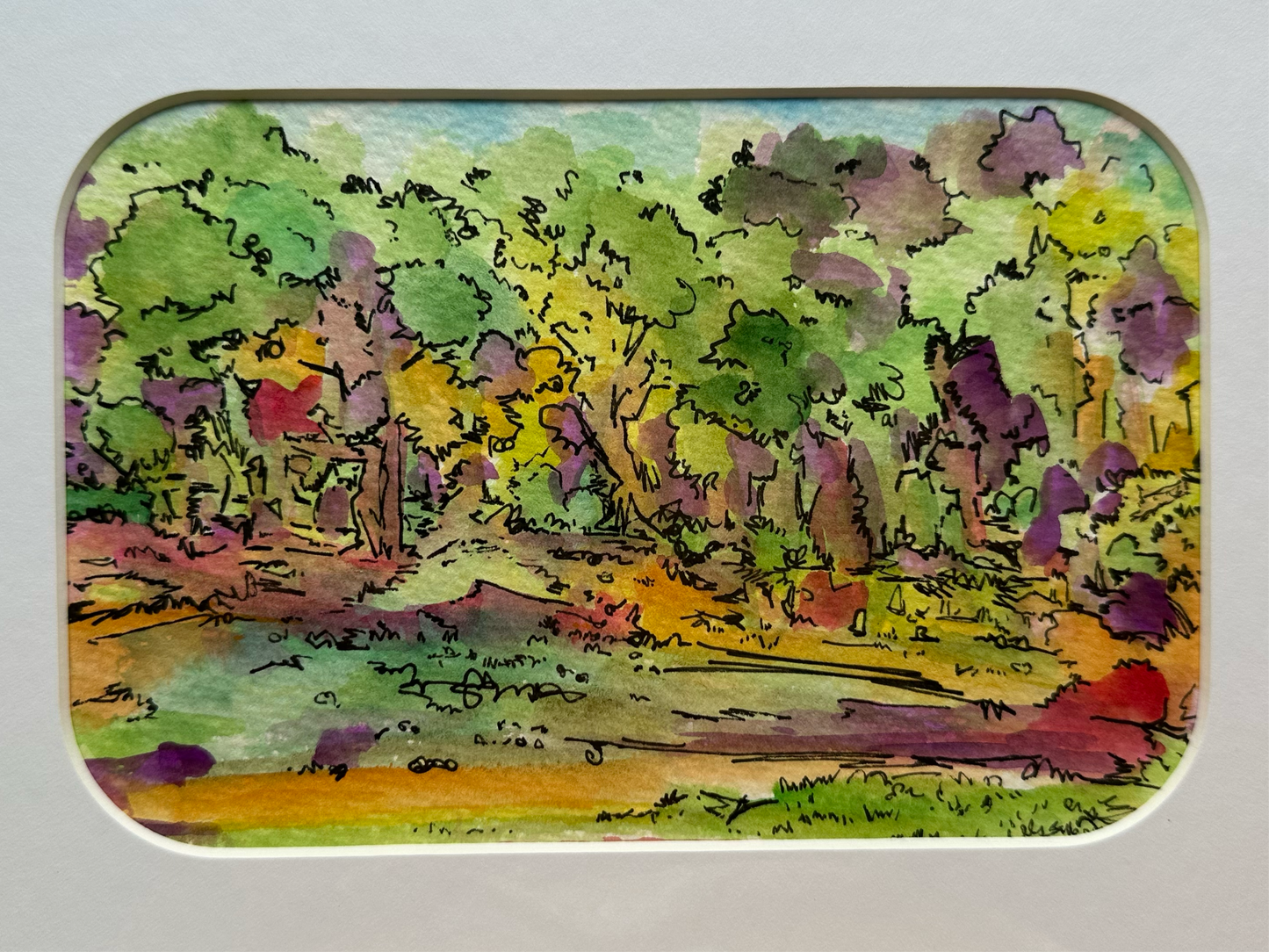 Watercolor Landscape - 1128