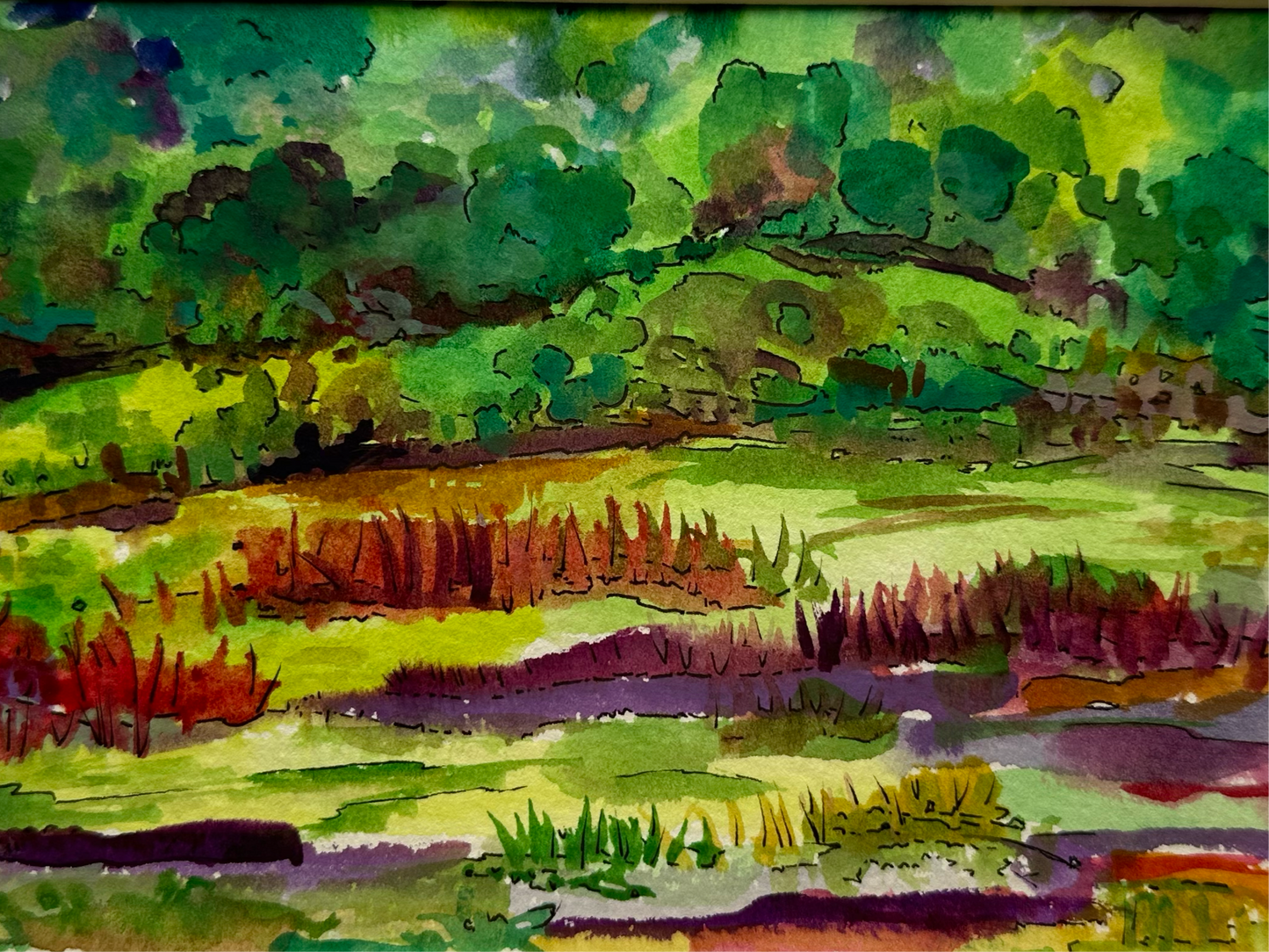 Watercolor Landscape - 1132