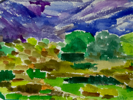 Watercolor Landscape- 1124