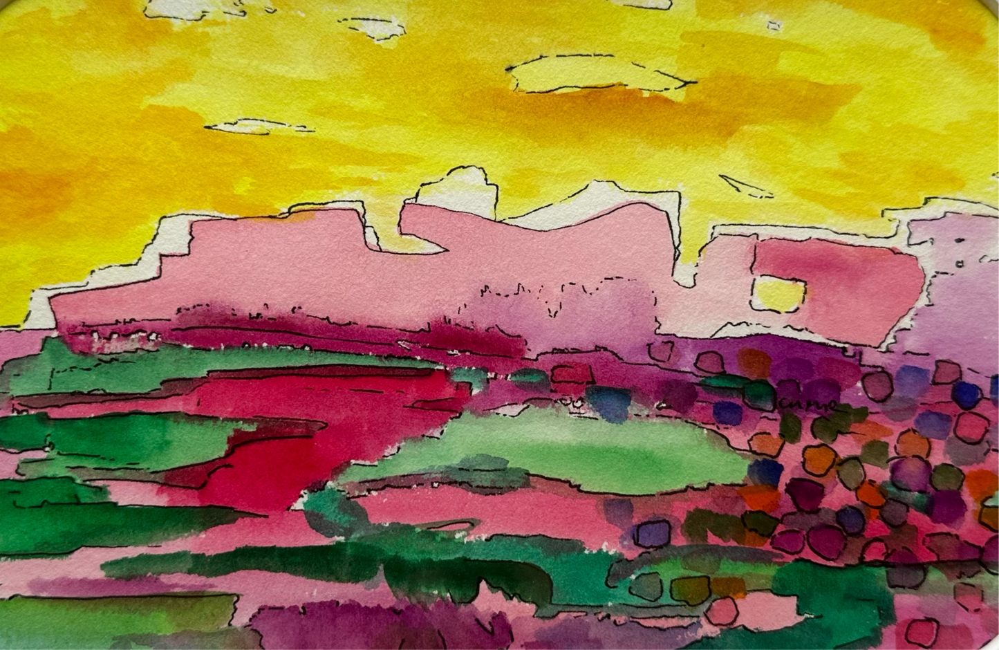 Watercolor Landscape - 1139