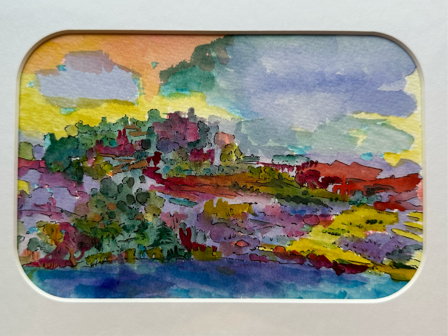 Watercolor Landscape -1130