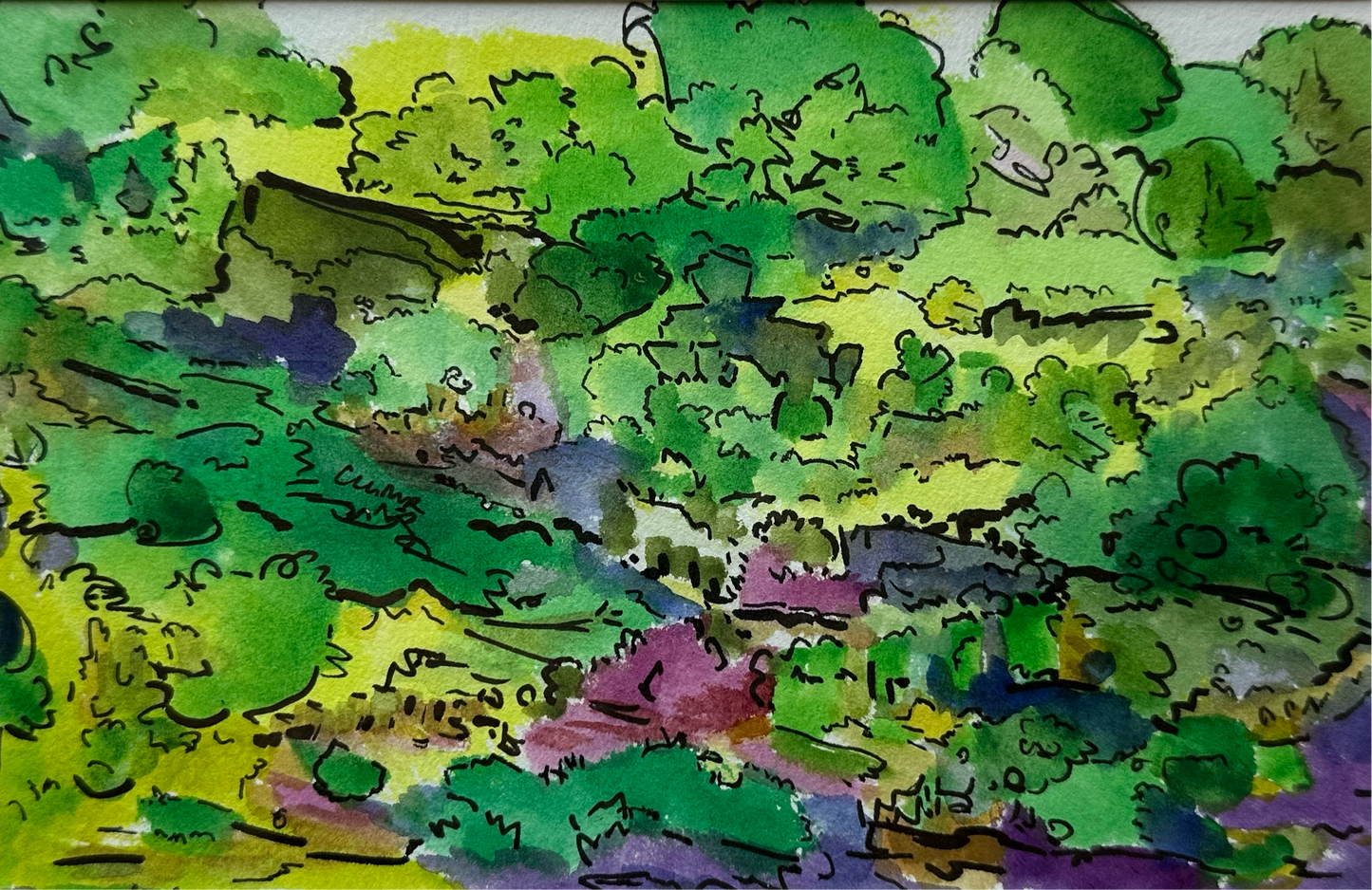 Watercolor Landscape - 1120