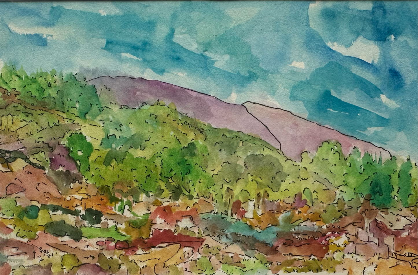 Watercolor Landscape- 1126