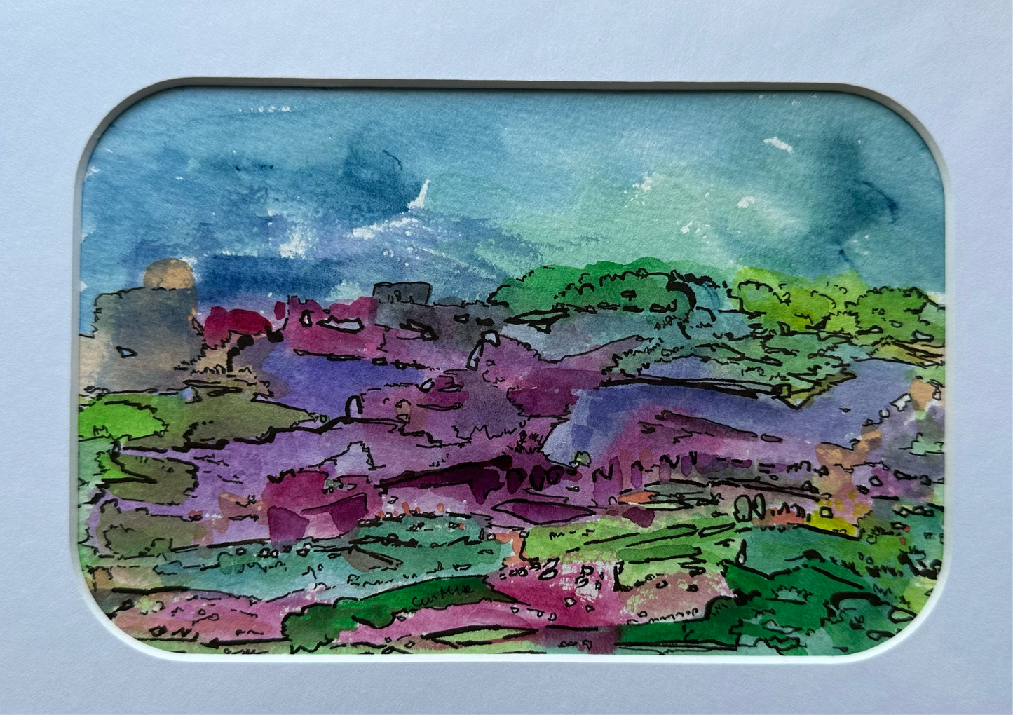 Watercolor Landscape - 1119