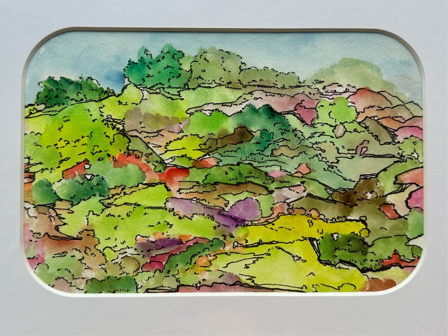 Watercolor Landscape - 1138
