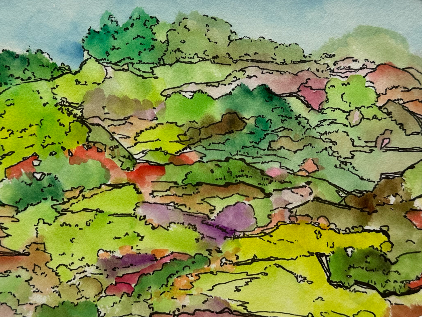 Watercolor Landscape - 1138