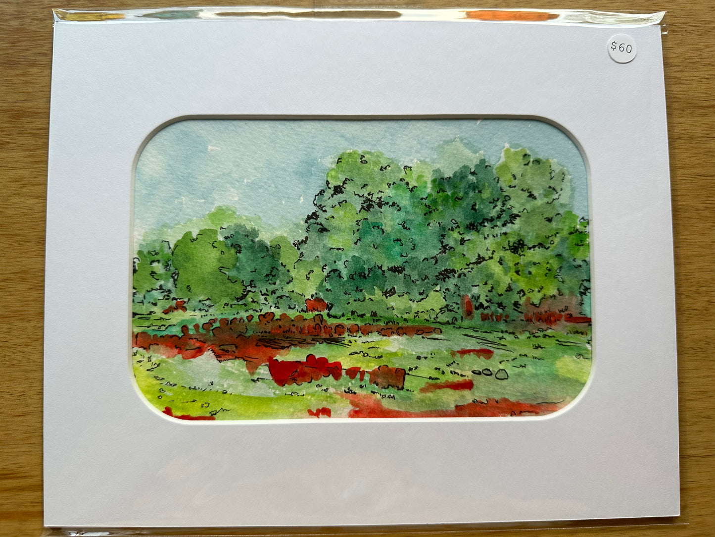 Watercolor Landscape - 1134