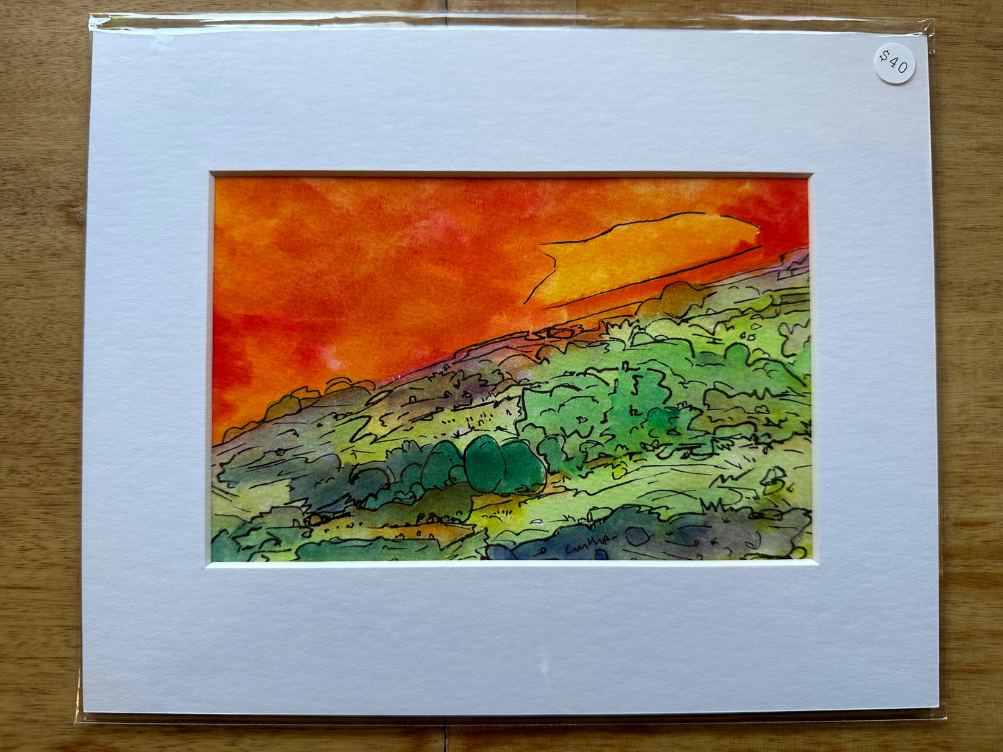 Watercolor Landscape - 1117