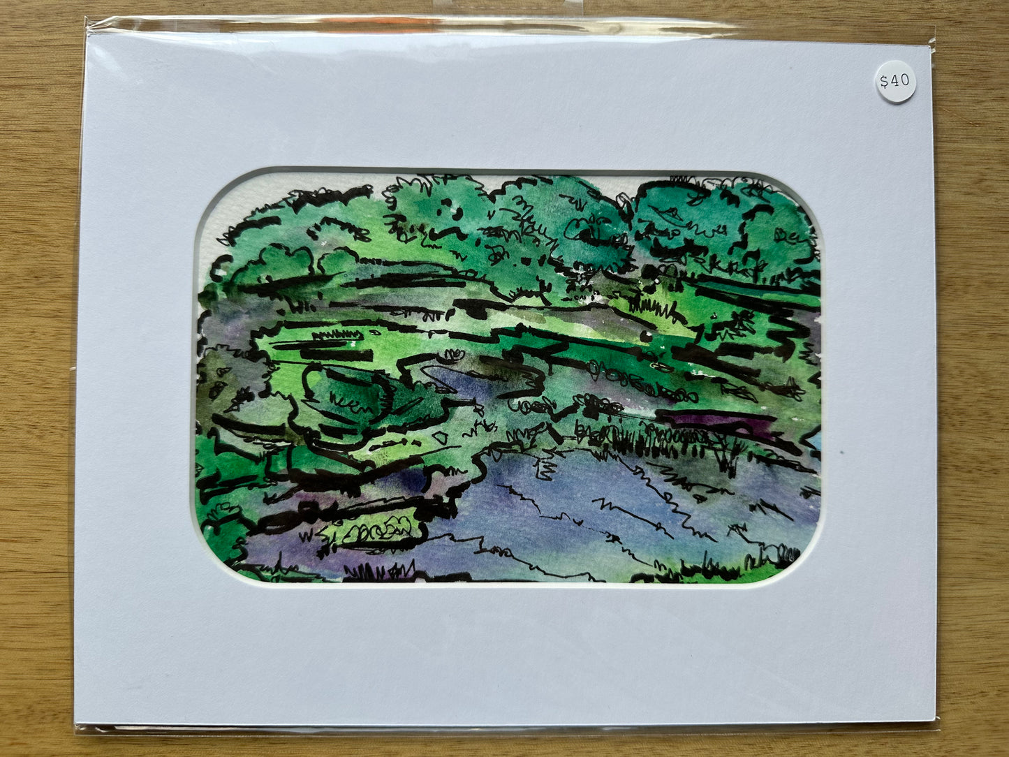 Watercolor Landscape - 1123
